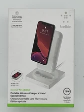 Belkin BOOST CHARGE 10,000 Mah Wireless Charging Stand - Special Edition White