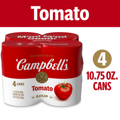 #ad Campbell#x27;s Condensed Tomato Soup 10.75 oz Can 4 Pack $4.88