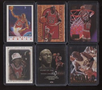 20 Michael Jordan Insert Lot Inside Outside Ultra Pump up the Jam Masterpieces