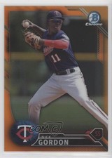 2016 Bowman Chrome Prospects Orange Refractor 24/25 Nick Gordon #BCP97 0g4