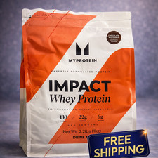 Myprotein Impact Whey Protein 2.2 lb Chocolate Milkshake 1kg Protein Powder 13.61 per gallon