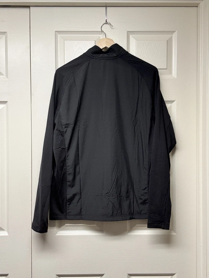 NEW! Cutter & Buck Adapt Eco Knit Hybrid Recycled Mens Full Zip Jacket Black LG - Image 2 of 4