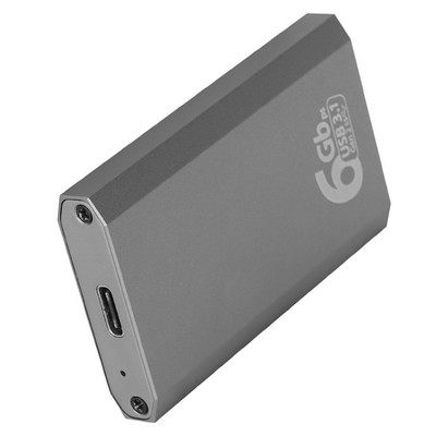 MSATA Enclosure Type C Port for MSATA Internal Solid State Drive Hard Drive M2U6