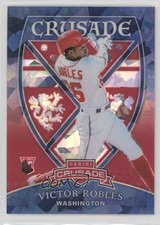 2018 Panini Chronicles Crusade Blue Ice Prizm 140/149 Victor Robles #16 fm0