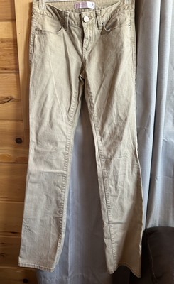 No Boundaries NOBO Women's Juniors Size 1 Khaki Boot Cut Stretch Chinos Pants