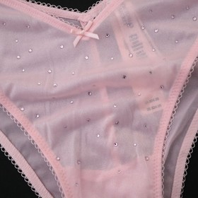 VICTORIA'S SECRET Dream Angels Crystal Shimmer Smooth Silky Brazilian Panty S M