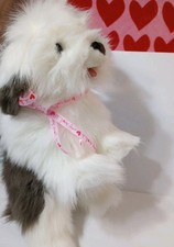 Folkmanis Large Full Body Hand Puppet Sheepdog Plush DOG Puppy Folktails