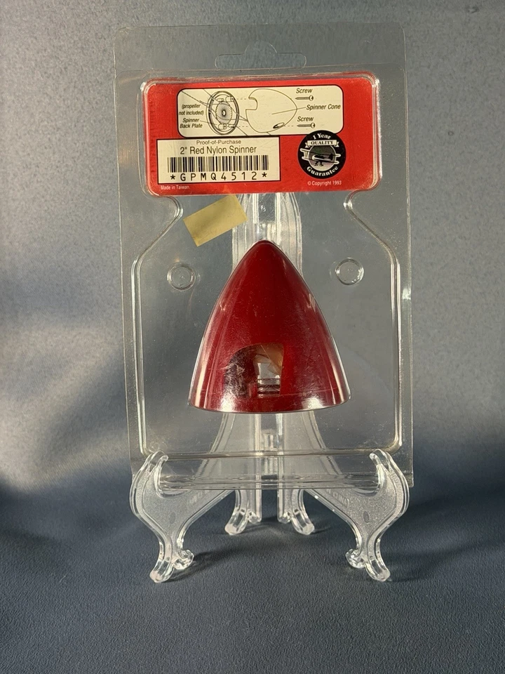 Great Planes 2" Rojo Nylon Spinner GPMQ4512 - Nuevo en Paquete RC Avión Prop Hub Foto 2 de 4