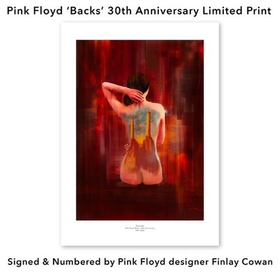 Pink Floyd ''Tiere'' Druck signiert & nummeriert vom Pink Floyd Künstler Finlay Cowan