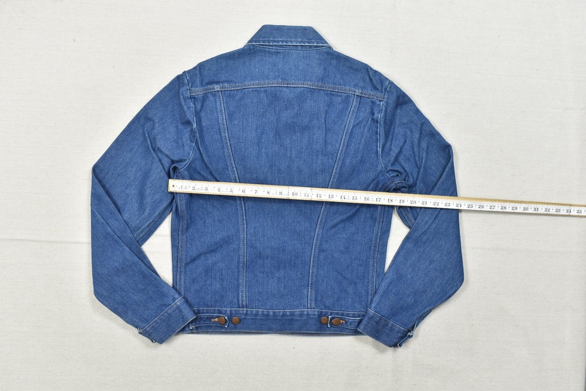 Vintage Wrangler 136MJ No-Fault Denim Trucker Jacket Made in USA