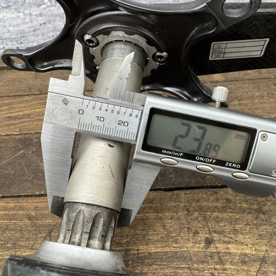 Шпиндель Bontrager Race X Lite Giga X Pipe из углеродного волокна 130 мм 175 мм 23 мм - Изображение 3 из 4