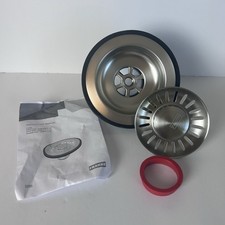 Franke Low Profile Pop-up Sink Strainer Basket Lever Satin Nickel 0056-175417
