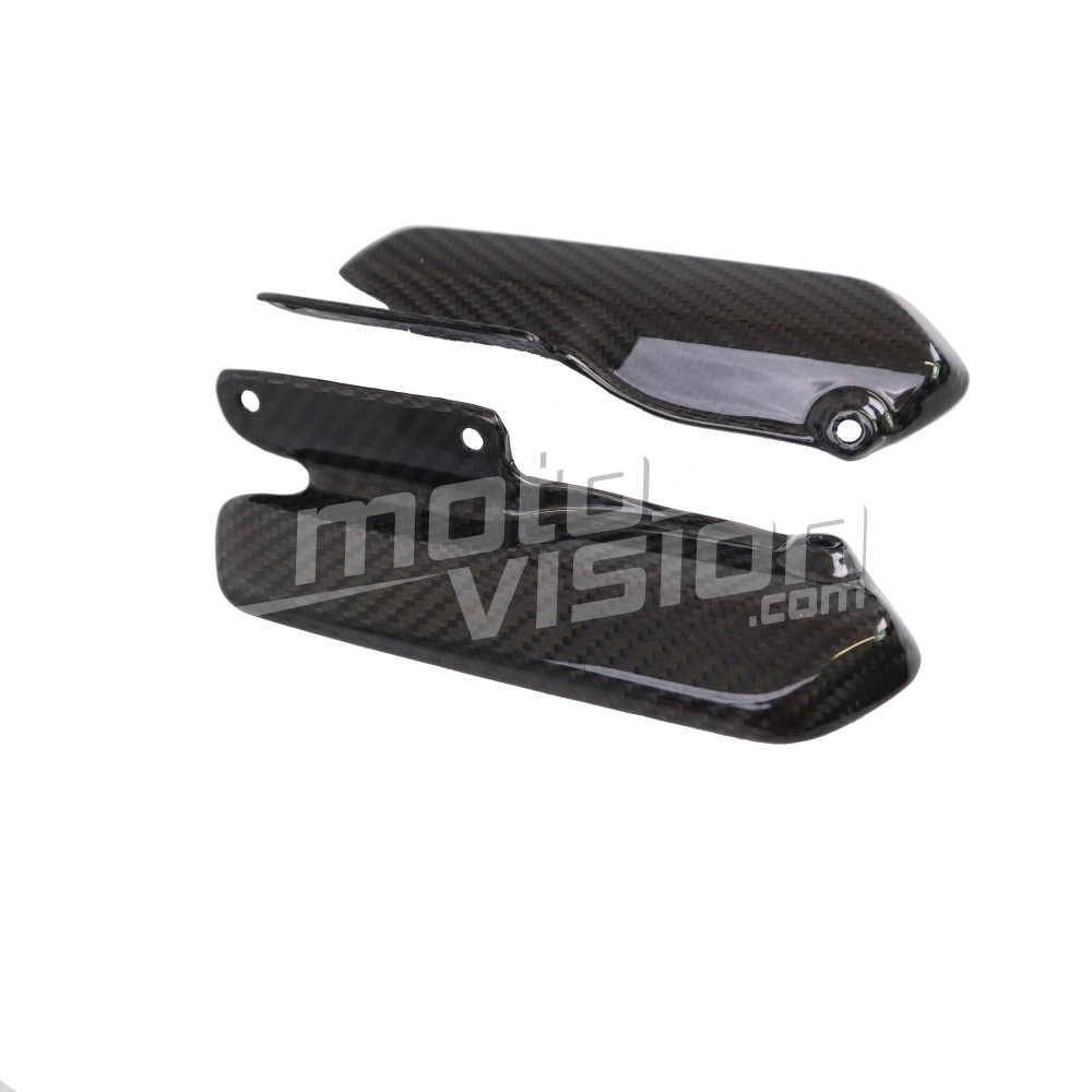 Flancs de garde-boue en carbone brillant pour Triumph Speed Twin 1200