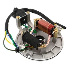 2-Coil Ignition Magneto Stator Plate Compatible for with 50cc 70cc 90cc 110cc 