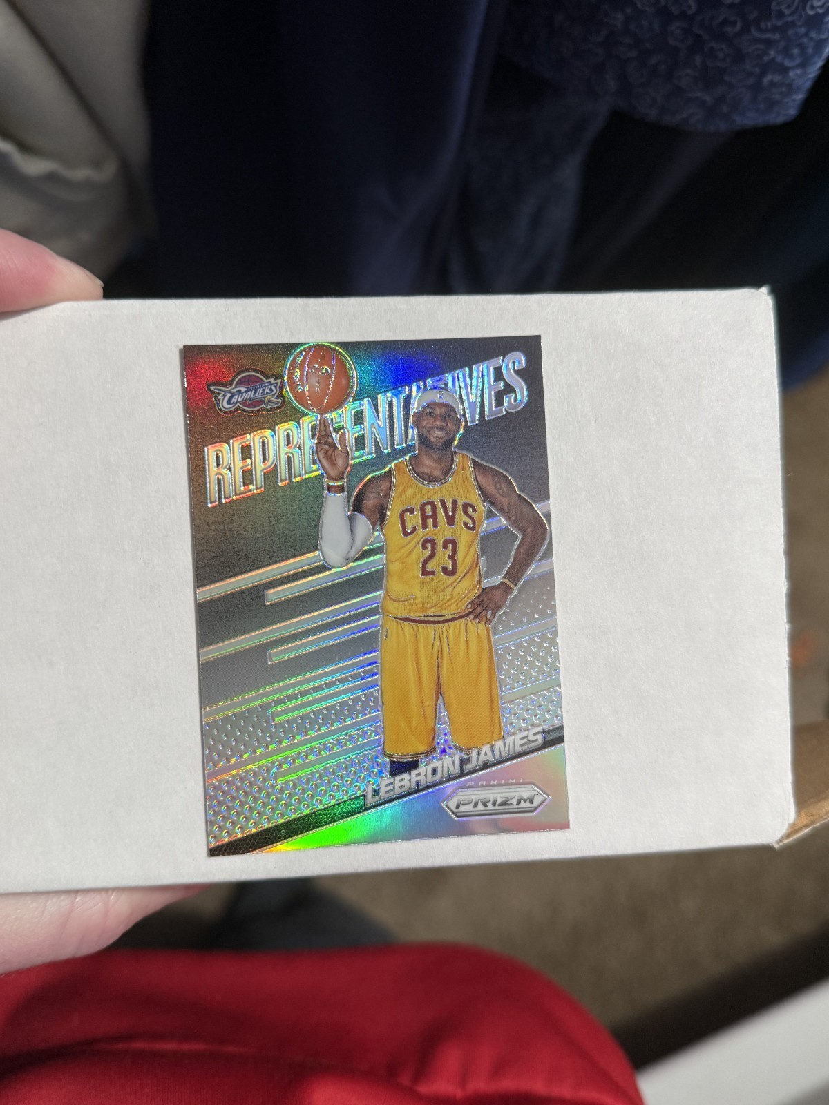 14-15 Panini Prizm - Lebron James Representatives #9 Silver Prizm