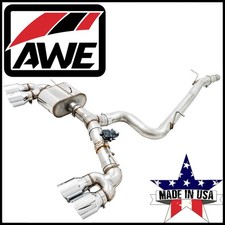 AWE SwitchPath Cat-Back Exhaust System fits 2015-2017 Volkswagen Golf R 2.0L L4