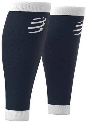 Compressport R1 Compression Calf Sleeves Blue Running Run Sports Calf Guards