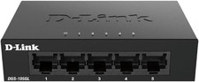 Image of D-Link DGS-105GL 5-Port Gigabit Unmanaged Desktop Switch, Fanless, Low Profile,