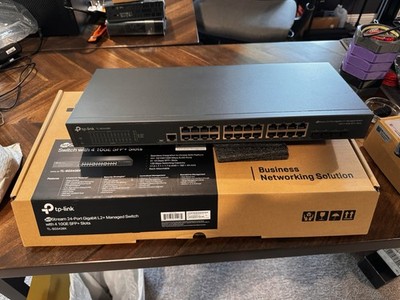 TP-Link Switch JetStream TL-SG3428X 24Port Gigabit L2+ Managed Switch