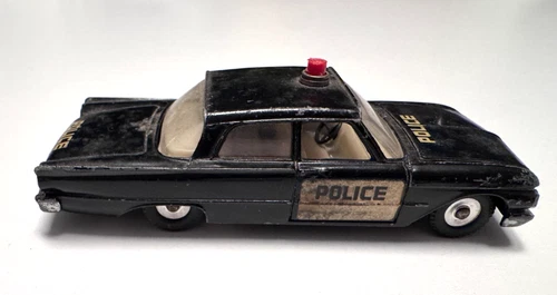VINTAGE 1960'S DINKY TOYS  FORD FAIRLANE POLICE  PATROL CAR DIECAST MODEL