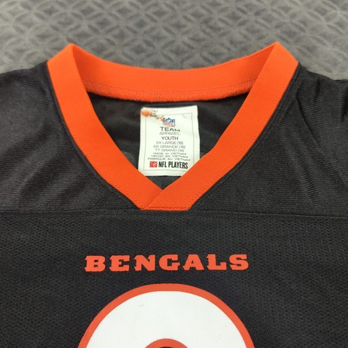 Cincinnati Bengals Jersey Joe Burrow Team Apparel Black Boys Kids Youth 18 - Picture 5 of 13