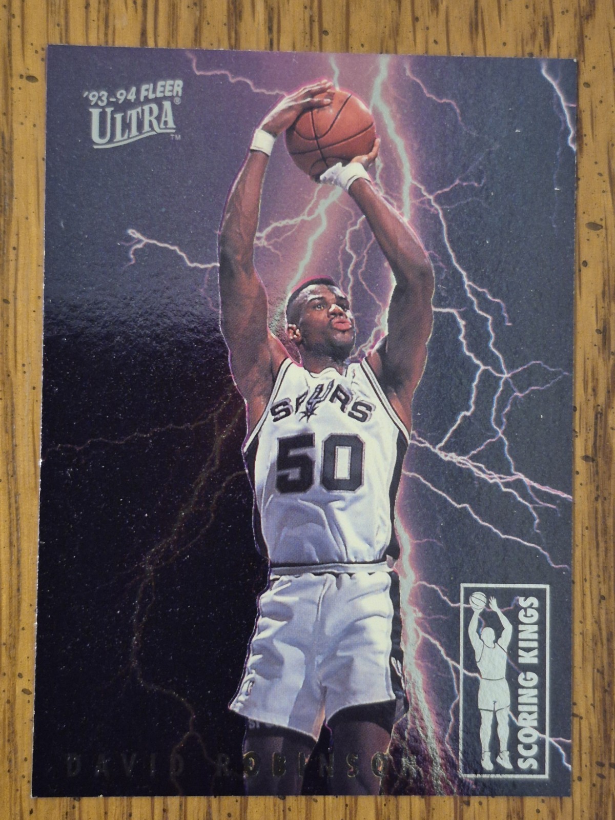 Fleer Ultra 1993-94 David Robinson #9 Scoring Kings Insert San Antonio Spurs NBA