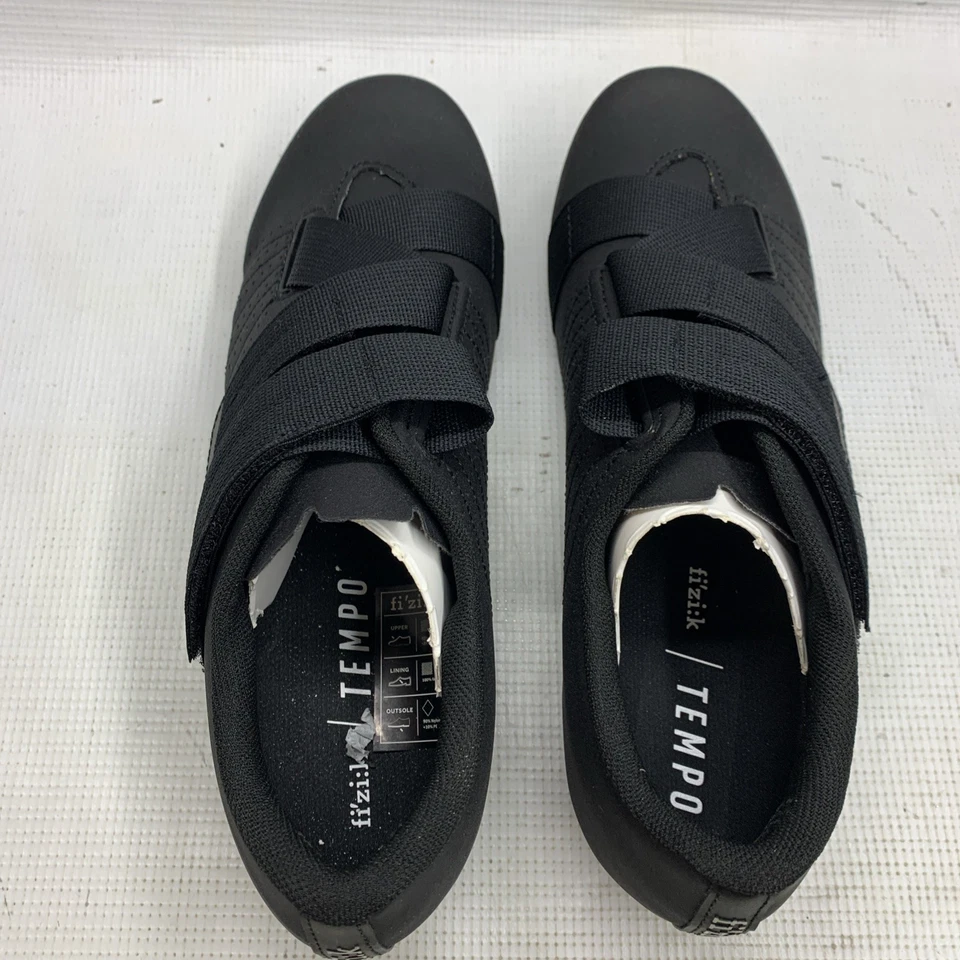 Zapato de ciclismo Fi'zi:k Tempo R5 Powerstrap negro talla 9,5 gancho y bucle ligero Foto 4 de 4