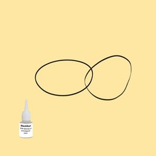 Cinghia Olio = Kit 5 per Teac C-3 X Cassette Deck