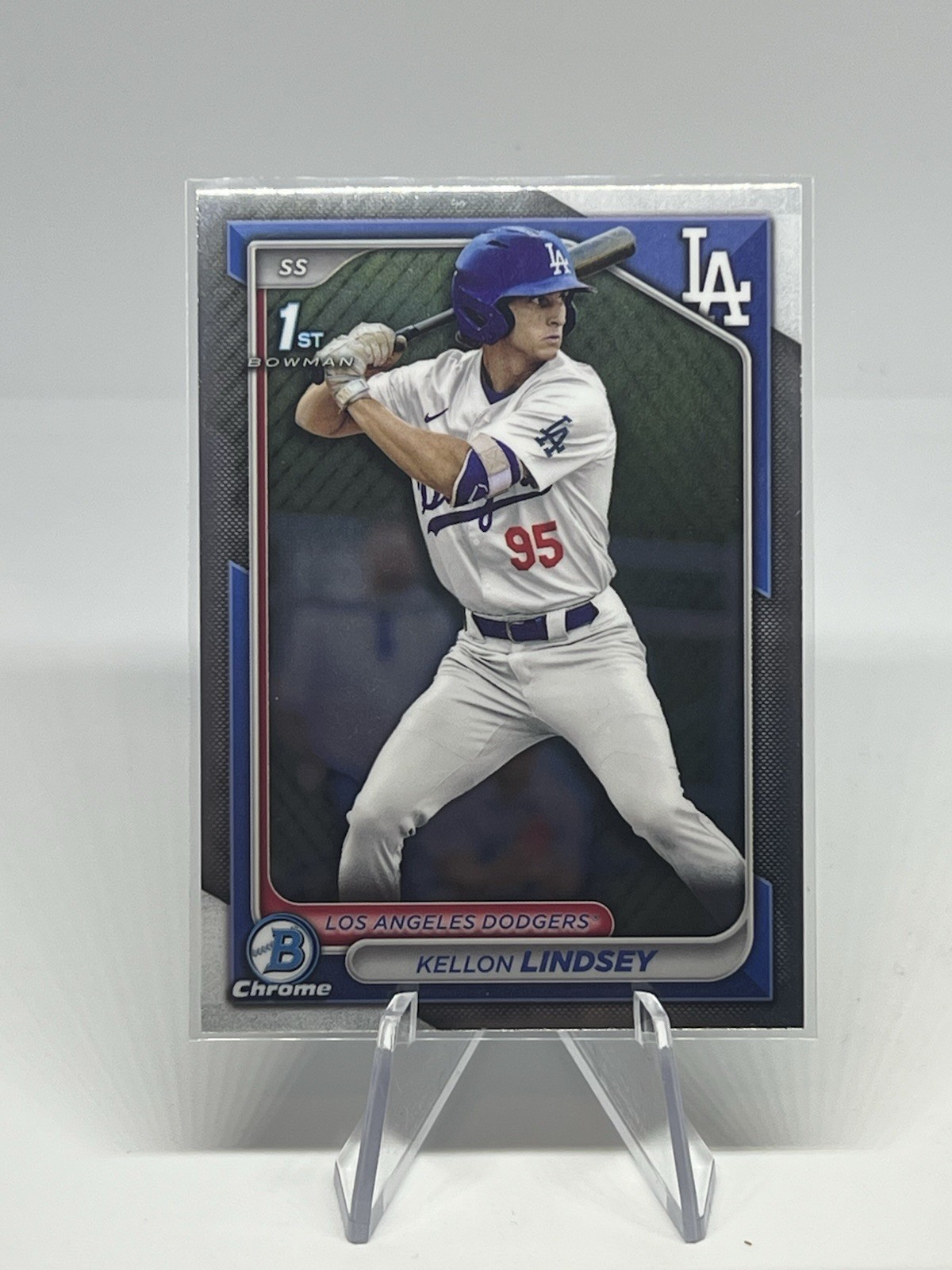2024 Bowman Draft Chrome 1st Bowman Kellon Lindsey #BDC-24 Dodgers (QH5)