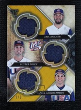 2017 Topps Triple Threads Gold 9/9 Paul Goldschmidt Buster Posey Eric Hosmer 0b0