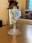 One Waterford Lismore Vintage Cut Crystal Candleholder Signed 1980’s Mint