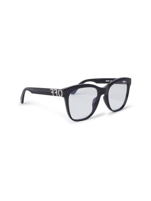 NEW Off-White OERJ069S24PLA0011000 Style 69 Black Eyeglasses