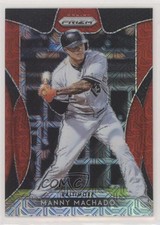2019 Panini Prizm Tier III Red Mojo Prizm 196/299 Manny Machado #277 9mc