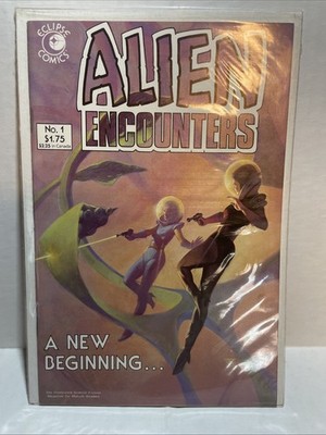 Alien Encounters #1 (1985, Eclipse Comics) Premiere Issue Joe Chiodo Cover