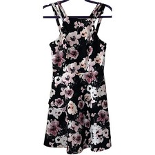 Xtraordinary Brand Mini Sleeveless Sundress Floral Polyester Blend Junior Size M