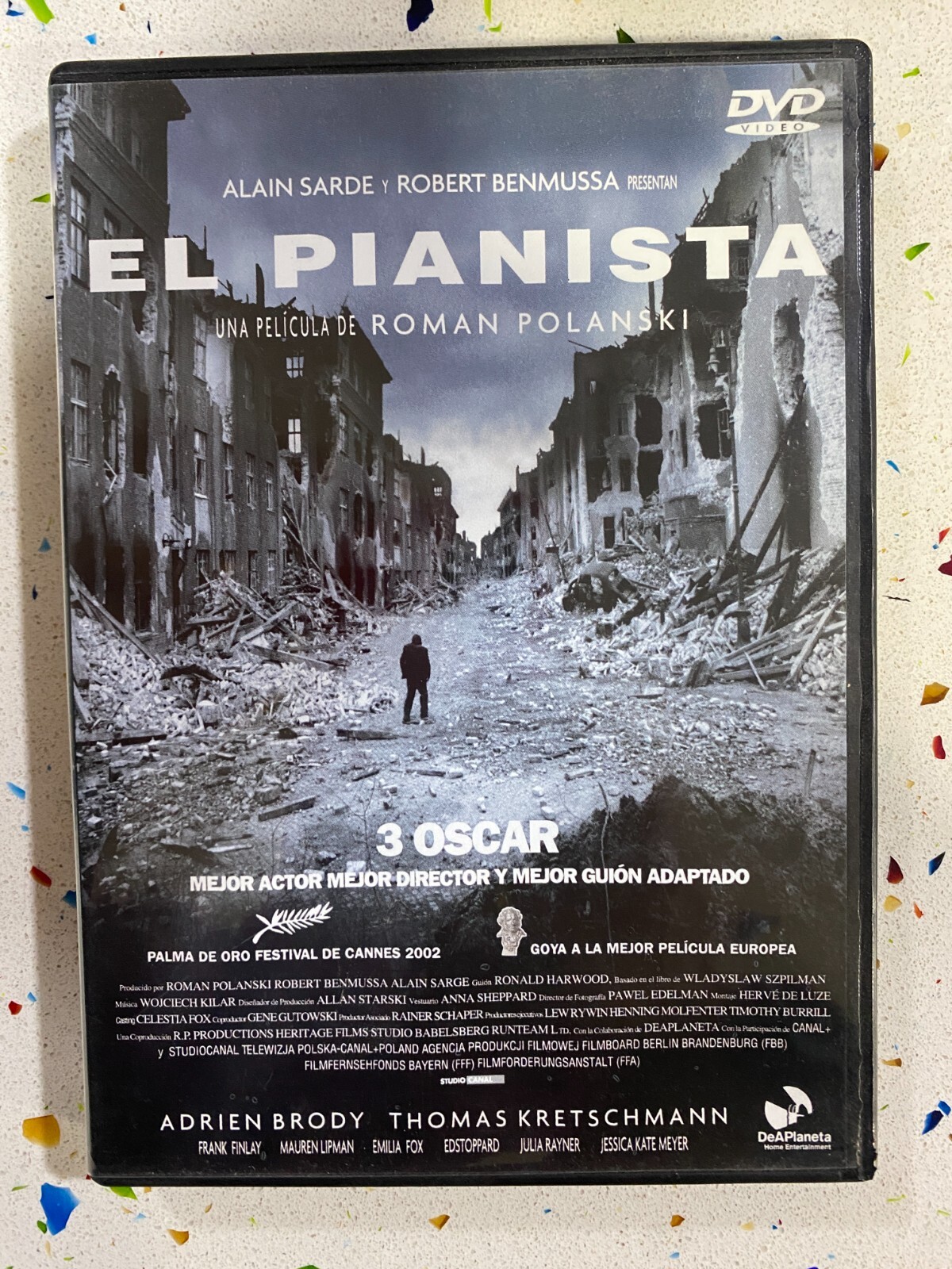 The Pianist DVD Roman Polanski Alain Sarde Robert Benmussa Adrian Brody