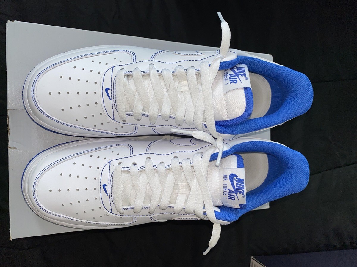 【希少】Air Force 1 '07 'Contrast Stitch' Size 9.5 - Nike Air Force 1 '07 Contrast Stitch - White Game