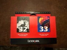 Genuine Lexmark 32/33 2-Pack Standard Capacity - Black/Multicolor Ink Cartridges