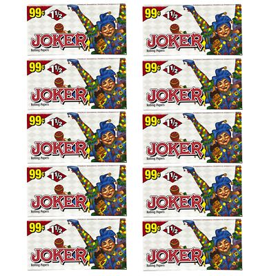 Joker 1 1/2 Cigarette Rolling Papers (10 Booklets)
