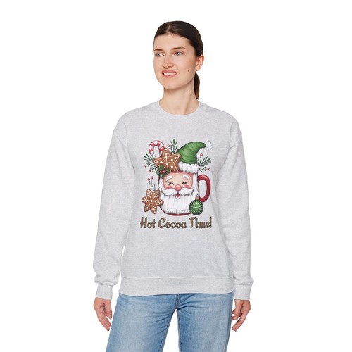Lo último Sudadera Cocoa Time, Acogedor Suéter de Invierno, Regalo de Navidad, Ropa de Vacaciones, - Imagen 6 de 33