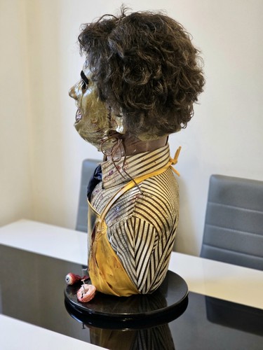 1:1 Bust of Leatherface from The Texas Chainsaw Massacre 1974, TMC - Foto 5 di 7