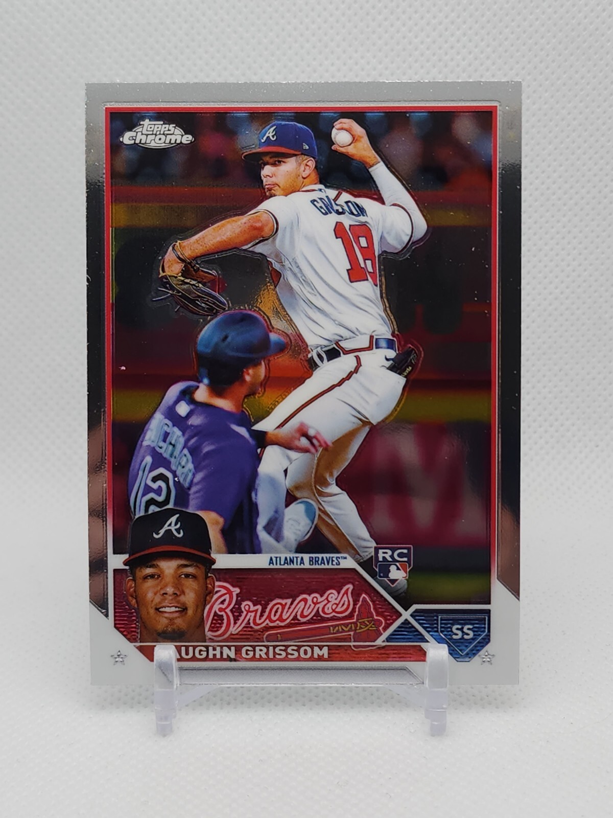 VAUGHN GRISSOM 2023 Topps Chrome Baseball Base RC #48 Atlanta Braves