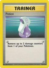 Potion Trainer Base Set 94/102 Common Pokemon Card NM