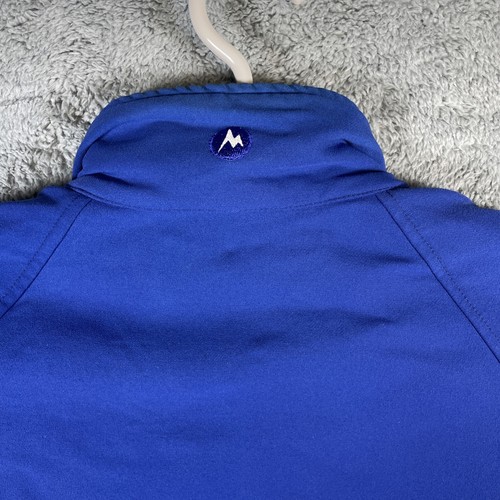 Marmot Schoeller Dry Skin Jacket Mens XL Blue Colorblock Full Zip Outdoors Hike - Picture 15 of 18