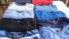 LOT OF TEN BOY'S PREOWNED AUTHENTIC RALPH LAUREN POLO SHORT SLEEVE SHIRTS