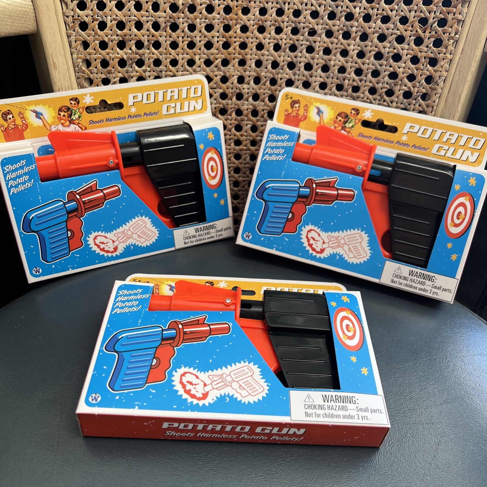 3 Lots Of Potato Gun Toy Classic Children's Toy New (E) eBay