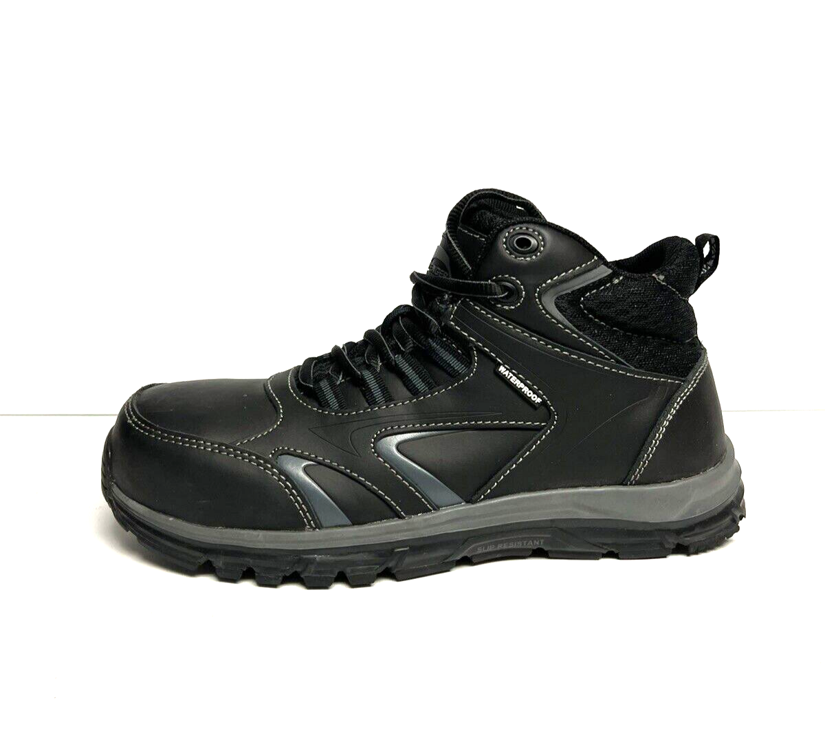 Avenger Mens Thresher Mid Waterproof Boot Black Size 9.5 M