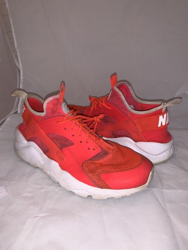 Nike Air Huarache Run Ultra Shoes Bright Crimson Orange 602 Men S Size 11 Ebay