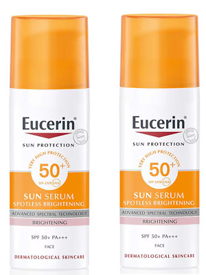 2 x EUCERIN Spotless Brightening Sun Serum SPF 50+ FREE SHIPPING