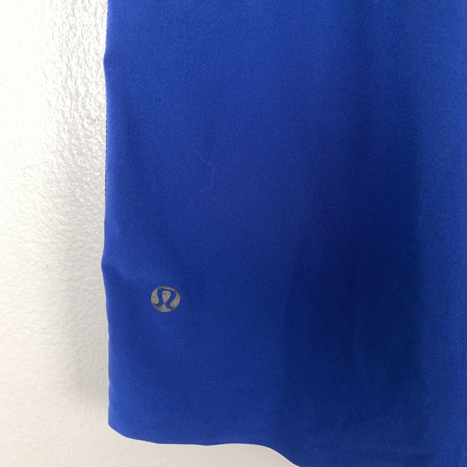 Lululemon Mens Medium Shorts 7 Inch Inseam Blue Black Logo Pullon eBay